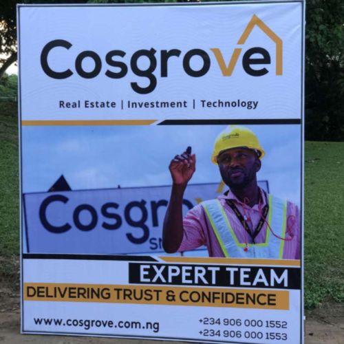 Cosgrove Banner Sign